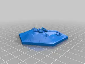Catan gold tile for new magnetic bases