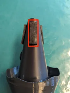 mute "cork"