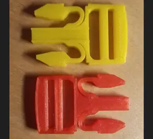 Better buckle for brittle plastics