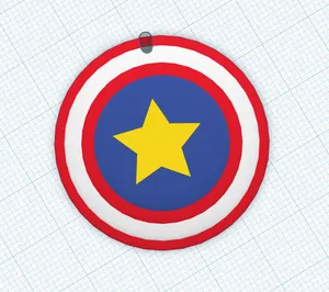 captain america shield key chain