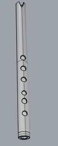 Quena andina musical instrument - Quena instrumento musical andino
