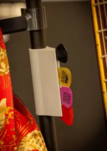 Hercules and Gravity guitar stand pick holder (upgraded)