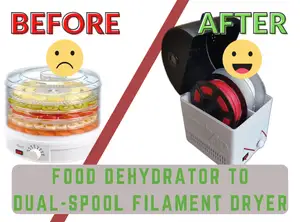2 Spools Printable Filament Dryer
