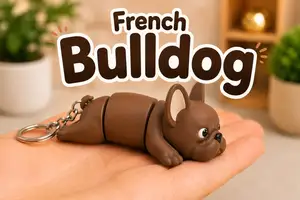 Cute French Bulldog – Flexi Print-in-Place Toy