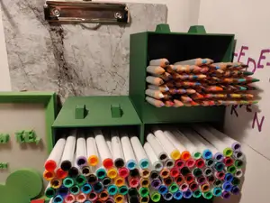 Stackable pen box