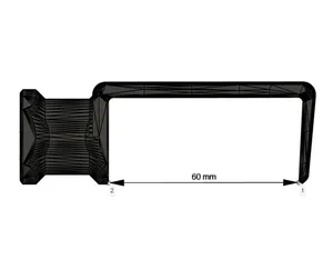 Longer Grip for Eco-friendly deskside trash bags holder