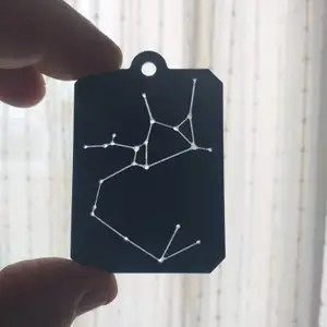 Zodiac constellation Sagittarius keychain