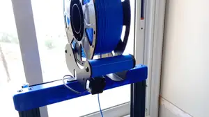 Anti-blocking filament roller for Artillery Genius