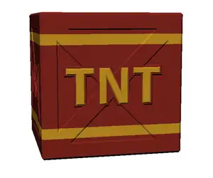Crash Bandicoot TNT Tissue Box Cover