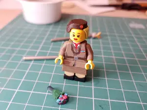 Sokol - LEGO Skirt and beret with hair