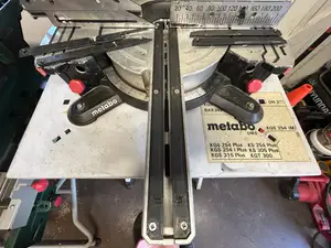 Metabo KGS 216 M - Side Rails