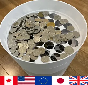 Stackable Coin Sorter (Canadian, US, Euro, JPN, UK, Fusion 360 included)
