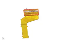 Flat wall mounted cable/wire organizer set