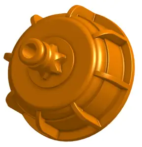 Cap / Spillway for 1 tone water tank with Gardena adapter