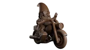 Garden Gnome on a Bike