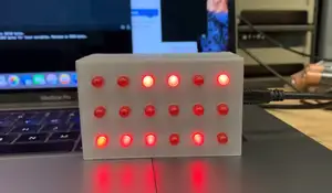 Binary LED clock case