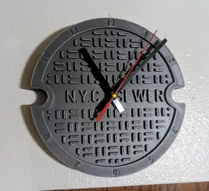 NYC Manhole Cover Clock