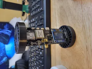 Shockproof LoRa board mounts for PVC pipes