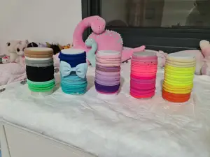 Hair ties storage container