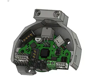 EBB36 CAN Bus Board Stepper Motor Mounting Bracket - With Mini Buck Converter Holder