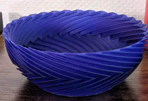 Folding spiral fruit bowl (vase mode)