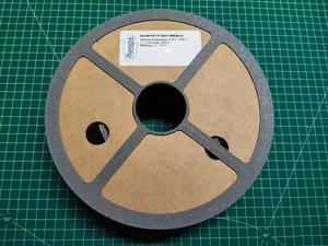 Plastic ring for cardboard filament spools
