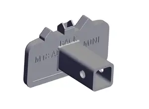M18A1 Claymore mine 2" hitch cover