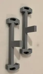 Linear slot shower drain support