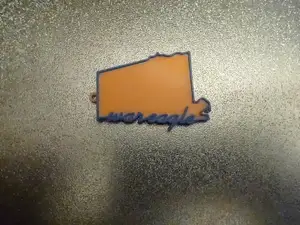 Auburn War Eagle Keychain