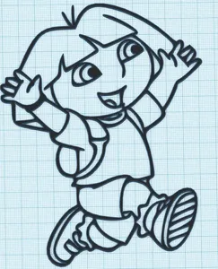 DORA the EXPLORER - WALL ART