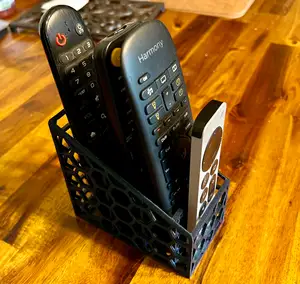 Honeycomb Remote Control Holder