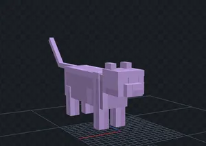 Minecraft Cat