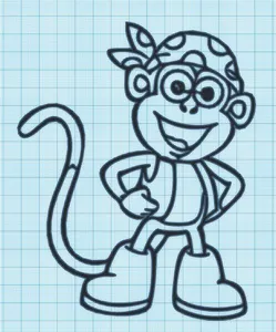 BOOTS - PIRATE - DORA - WALL ART