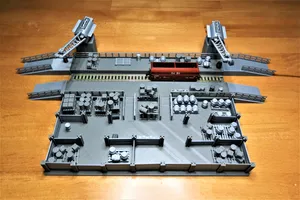 Verladedepot / Lager / Güter-Bahnhof / Goods station for the N scale model railway