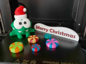 Om Nom (Christmas multimaterial version)