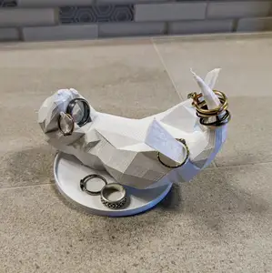Cute Otter Ring/Jewelry Holder