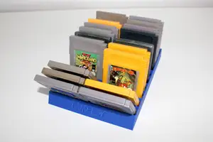 Gameboy cartridge holder with flip option
