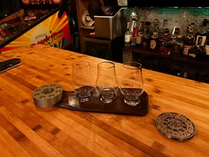 Aviation-Themed Whiskey Flight Boards
