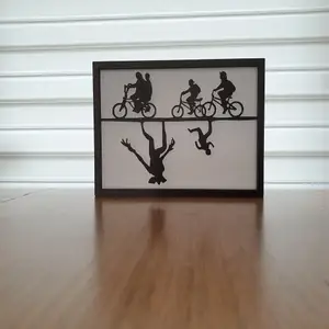 Stranger Things Silhouette Art