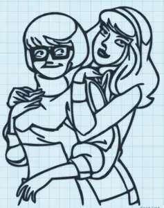 Daphnie & Velma - Scooby Doo - Wall Art