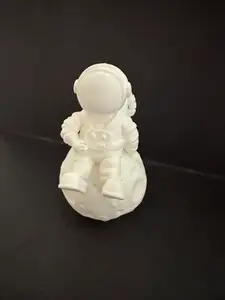 Astronaut sitting on the moon