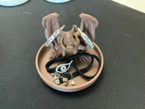 Gothic Gargoyle Ring Holder And Tray