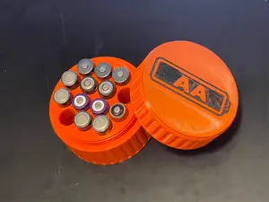 AA Battery Storage with 14 holes