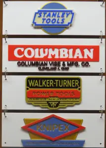 Vintage Tool Logos #4 (Stanley, Columbian, Knipex, Walker-Turner)