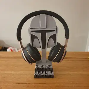 Mandalorian helmet headphones stand