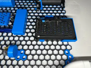 HSW iFixit Mako Driver Kit magnetic mount for Honeycomb Storage Wall OR Skadis Pegboard