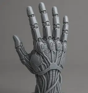 Cybernetic Hand Sculpture