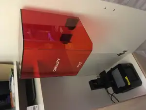 SLA printer cover holder
