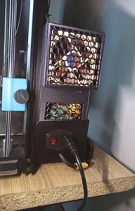 Fan cover for 92mm SV-06 Plus PSU side panel