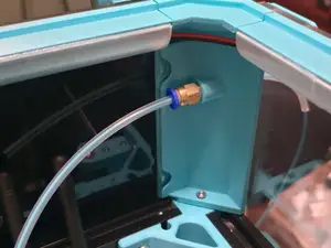 Ender 3 NG v1.2 lid corners with PC4-M6 fittings
